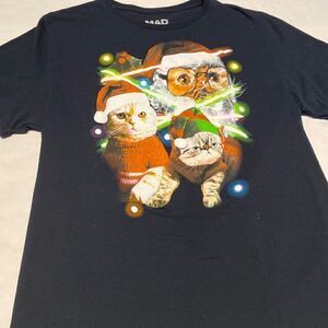 Mens Mad Engine black shirt sleeve tee shirt size large